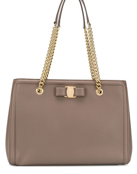 Salvatore Ferragamo Handbags - Salvatore Ferragamo Melike Caraway Seed Tote Bag